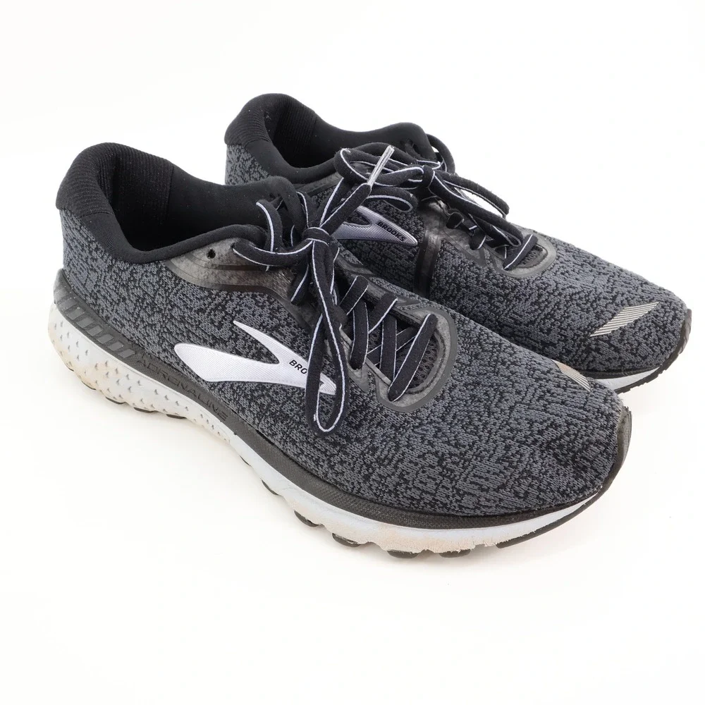 Brooks Adrenaline GTS 20 Gray Running Shoes Women's Size‎ 10 B Medium Width
